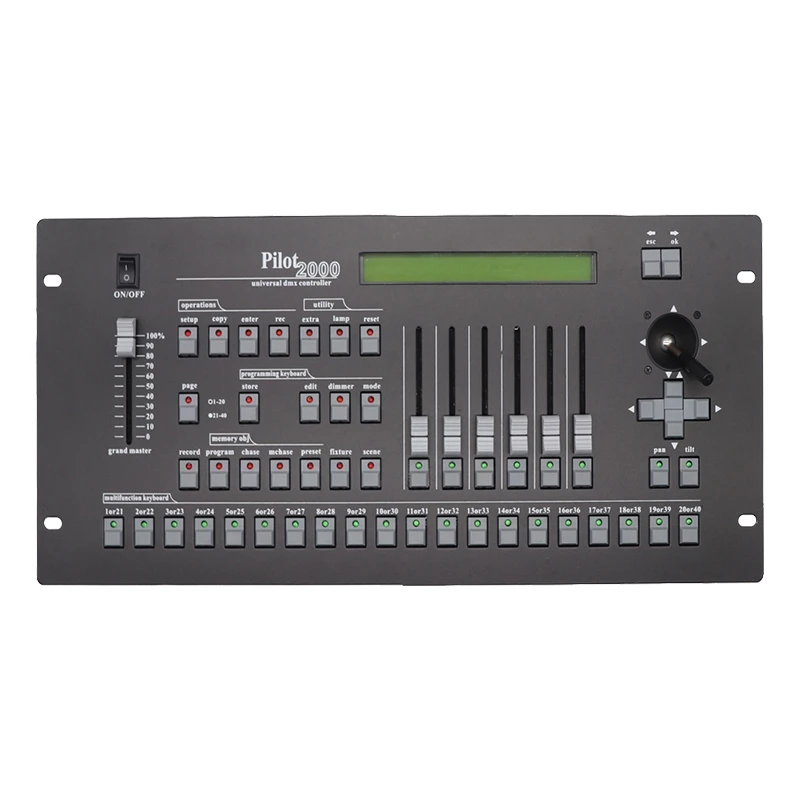 

Pilot 2000 DMX Controller Lighting Console For Moving Head Stage Lights