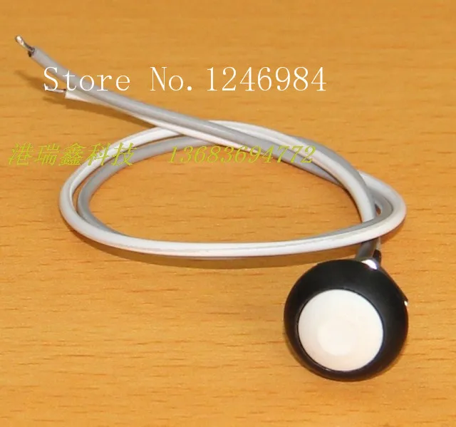 [SA]PAS6 circle with a line of white waterproof without a lock button switch reset button normally open Taiwan Deli Wei M12--20p