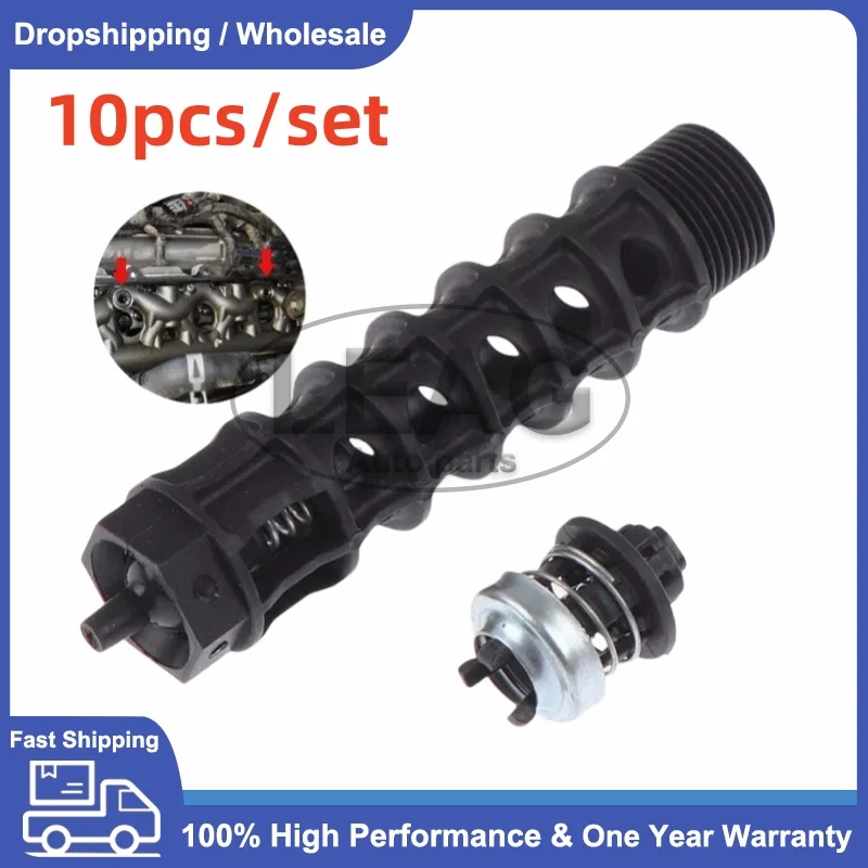 

10PCS Engine Oil Cooler Filter One Way Valve For Chevrolet Aveo Cruze Sonic Trax Orlando Opel Astra Zafira 5541525 93186324