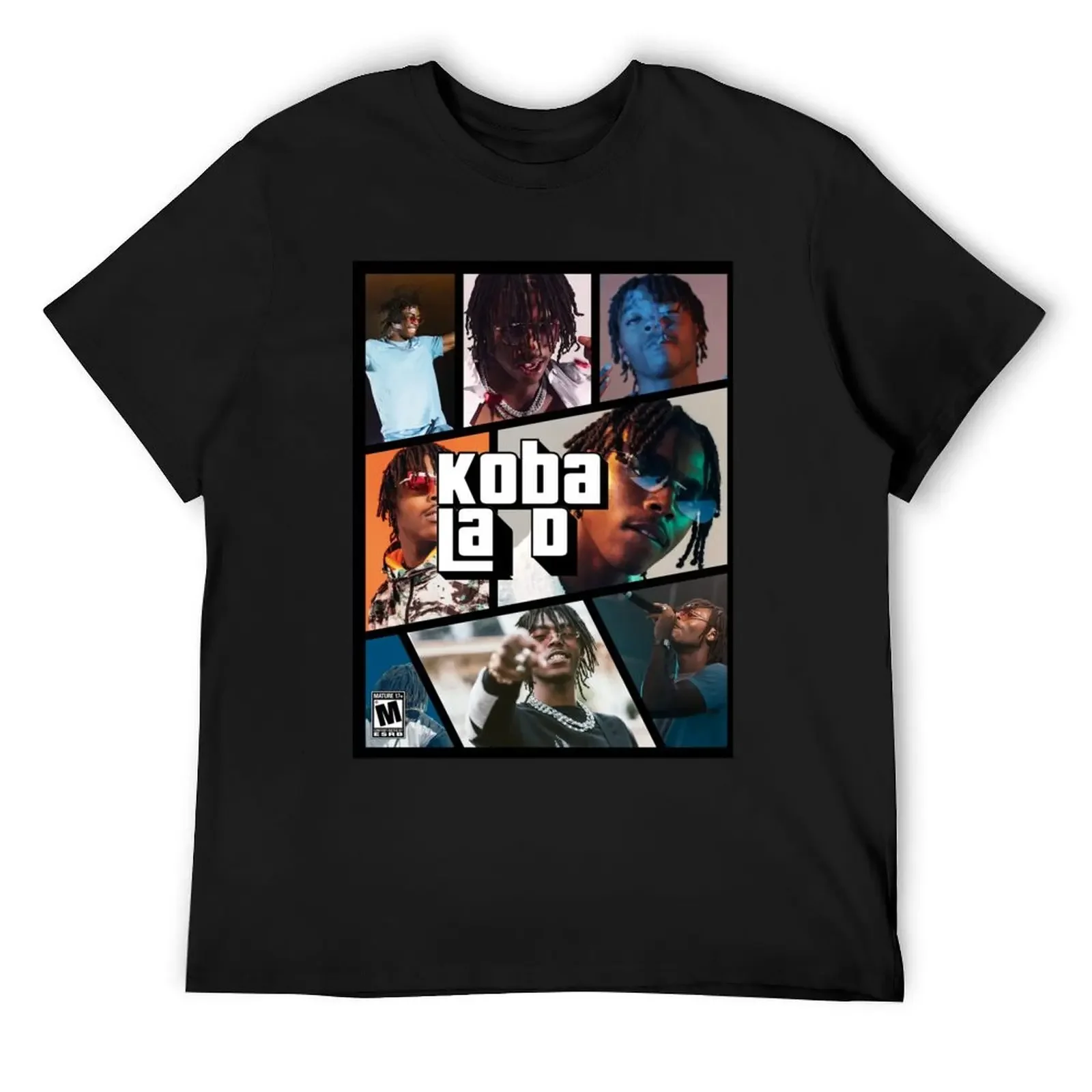 Koba La D GTA V French Rap T-Shirt plus size tops basketball graphic tees man t shirt men clothes