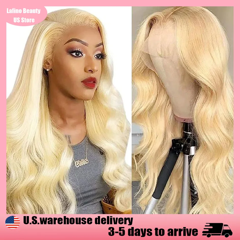 

Lafino 200% Density 613 Wigs Body Wave 13x6 Hd Lace Frontal Wig 13x4 Lace Front Wigs Loose Body Wave Honey Blonde Wig Human Hair