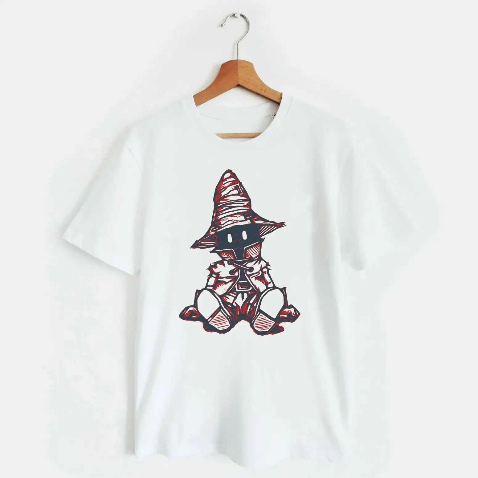 Vivi camiseta Final Fantasy 9 IX FFIX FF9 black mage fan gift