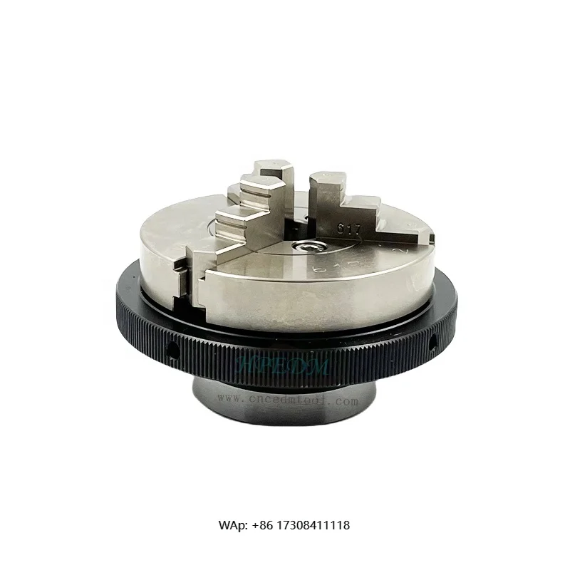 HE-E07094 High Precision Steel  FT-02008 Three Jaw Scroll Chuck for Edm Wedm Machine