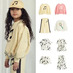 MR Musical Note 2025 Kids Clothes Children's T Shirts Shorts Pants Dress New Summer Child Boys Girls Short Sleeve Tee Top