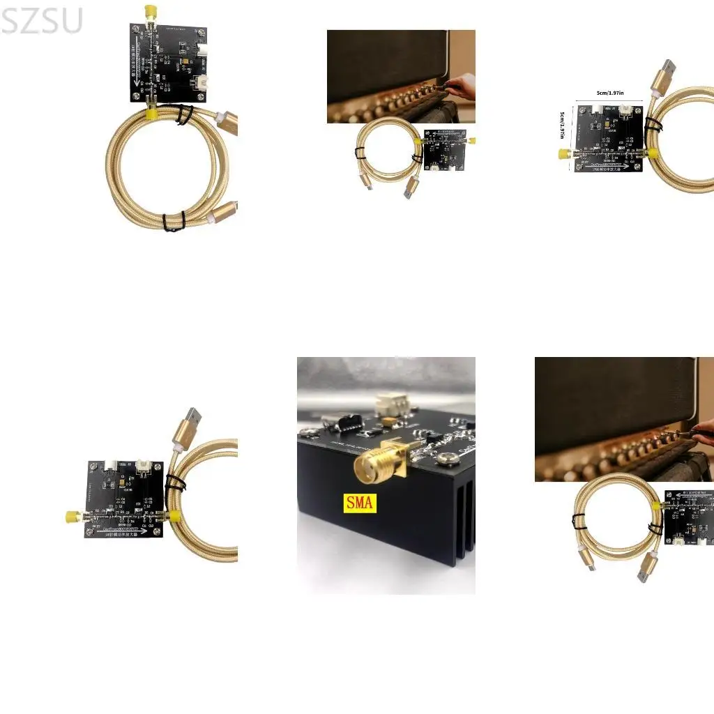Módulo amplificador RF frequência SZSU 1.5g com saída 1W 30dbm e impedância do tipo C tipo C
