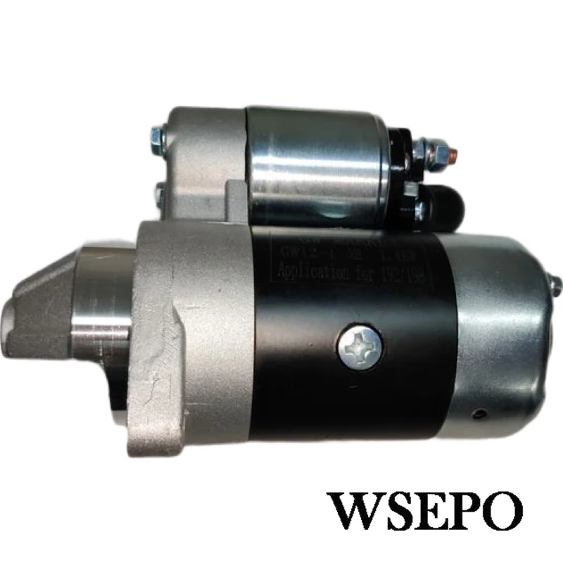 Imagem -02 - Qualidade Máxima Arranque Elétrico do Motor de Partida Motor Diesel Fresco do ar 5kw 6kw Gerador 186f 186fa 192f 192fa 195f L100 9hp 12hp