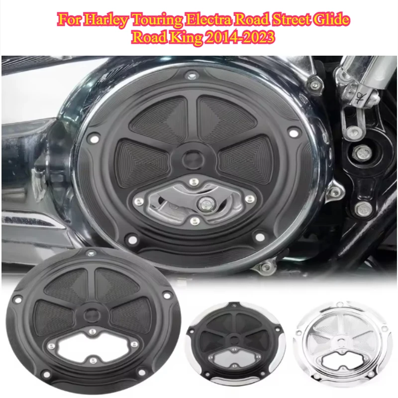

Engine Clutch Cover Timer Protect Crank Case Stator Cap For Harley Touring Electra Road Street Glide Road King 2014-2023