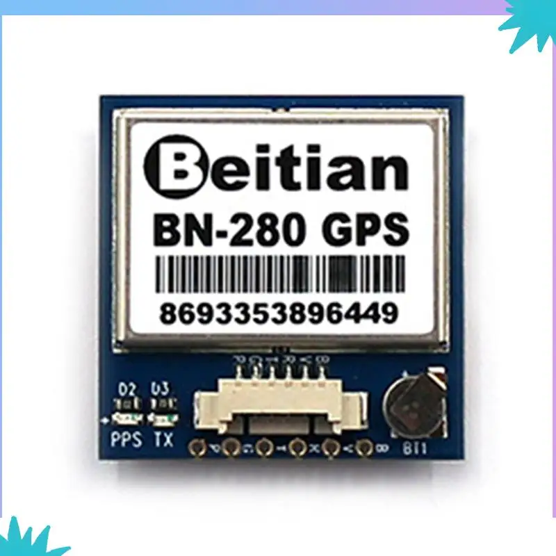 ABZW 2X Módulo GPS BN280 GPS + GLONASS Beidou 5V Nível TTL Para RC Longo Alcance FPV Racing Drone Avião