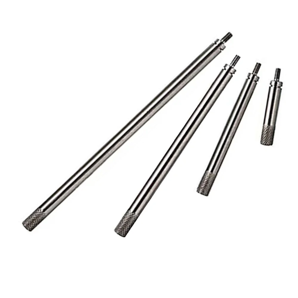 Practical Extension Stem Rod Set for Dial Digital Indicator 4pcs High Speed Steel M2 5 Thread 25 50 75 100 mm Length