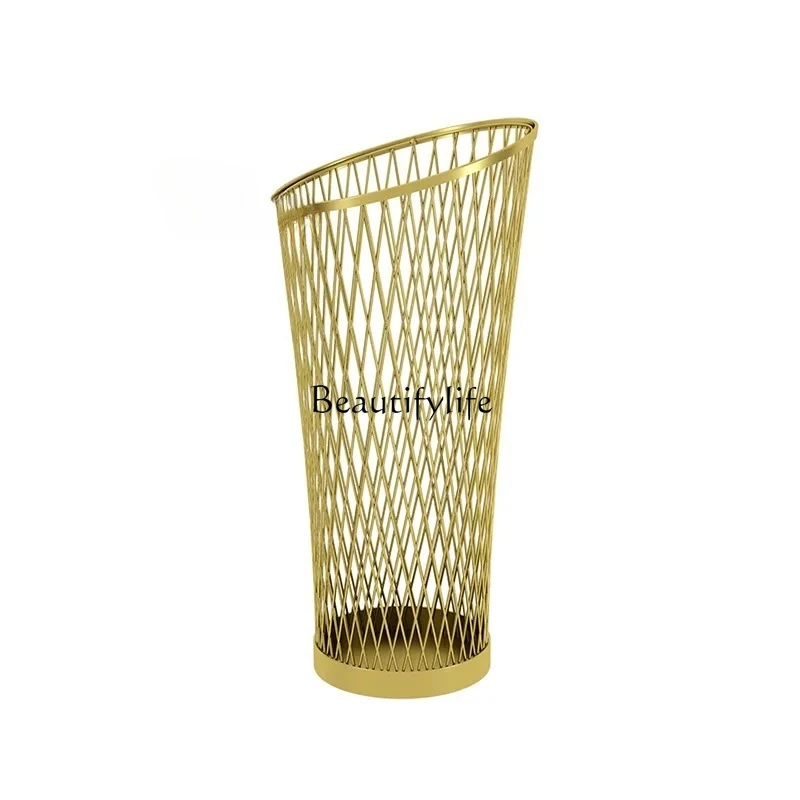 

Luxury Household Office Umbrella Stands Wrought Iron Front Desk Umbrella Storage Shelf European