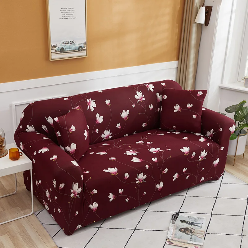 1 2 3 4 Seater Sofa Cover Stretch Elastic Sofa Set Living Room Recliner  Set Dustproof L Shape Sofa Covers  Cushion Cover