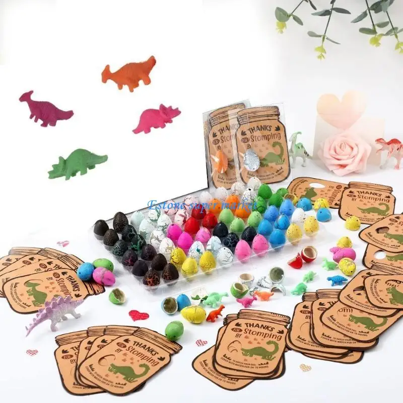 090b Magische Schlüpfen wachsen Dinosaurier addieren Wasseranbau Dino Egg Kid Bildungsspielzeug
