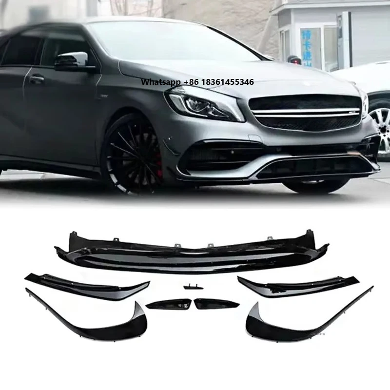 

For A-CLASS A45 2016-2018 XDS Best SellingCar Modified Front Bumper Lip Diffuser Spoiler Body Kit