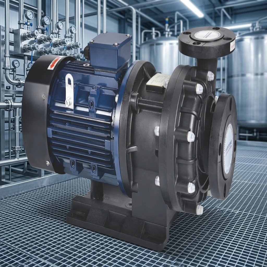 No-Leak Magnetic Pump QSP Model Acid Resistant Chemical Circulation Pump For Industrial Liquid Transfer