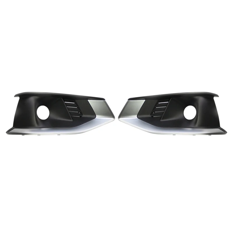 Newfront Bumper Fog Light Grille Cover Trim For- A4L 2020-2022 8WD807681L 8WD807682L