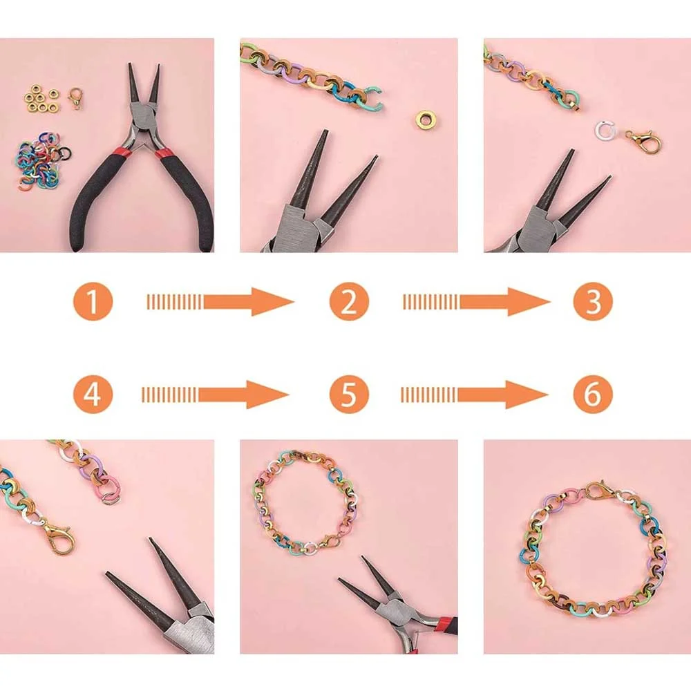 1080pcs Colorful Jump Rings for Jewelry Making