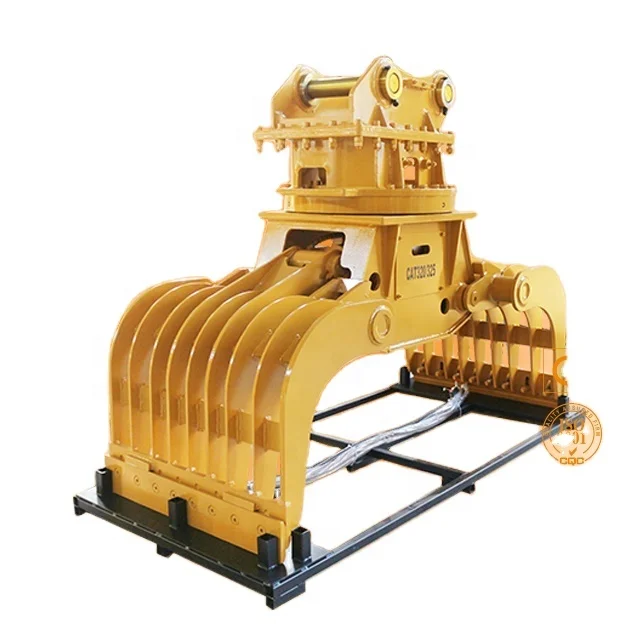 

Nagano Excavator Hydraulic Rotating Sorting Grab/Demolition Grapple With Core Motor Engine & Pump Components
