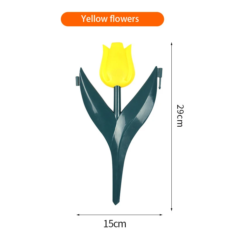 10 قطع محاكاة سياج بلاستيكي لزهور التوليب، سياج الحديقة، شبكة سياج الحديقة، ديكور حديقة الحديقة، المناظر الطبيعية للخارجية #4