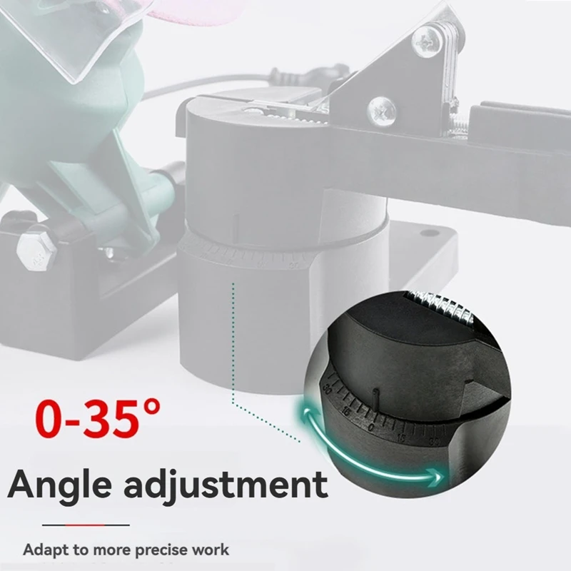 Electric Chainsaw Sharpener 100Mm Chain Automatic Chain Sharpener Adjustable 8500RPM For Grinding Chains EU Plug