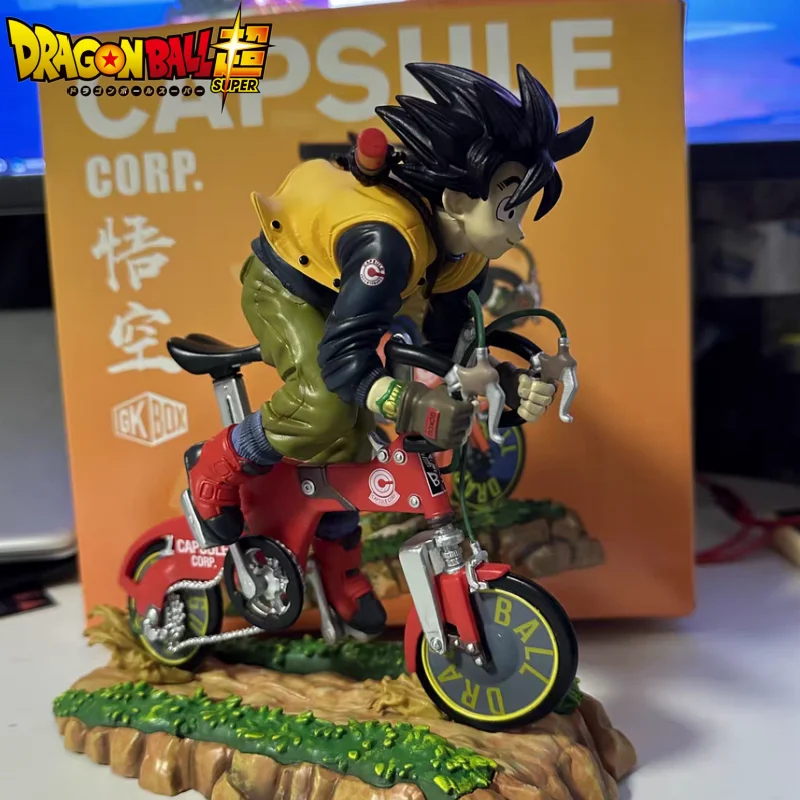 

20cm Goku Dragon Ball Figures Gk Son Goku Cycling Action Figures Pvc Anime Collectible Model Toys Birthday Christmas Gifts