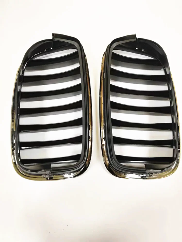 OE; 51137157687 51137157688 For BMW L or R Front Radiator Decorative Grille Bright Strip Electroplating X5 E70 X6 E71 2007-2013