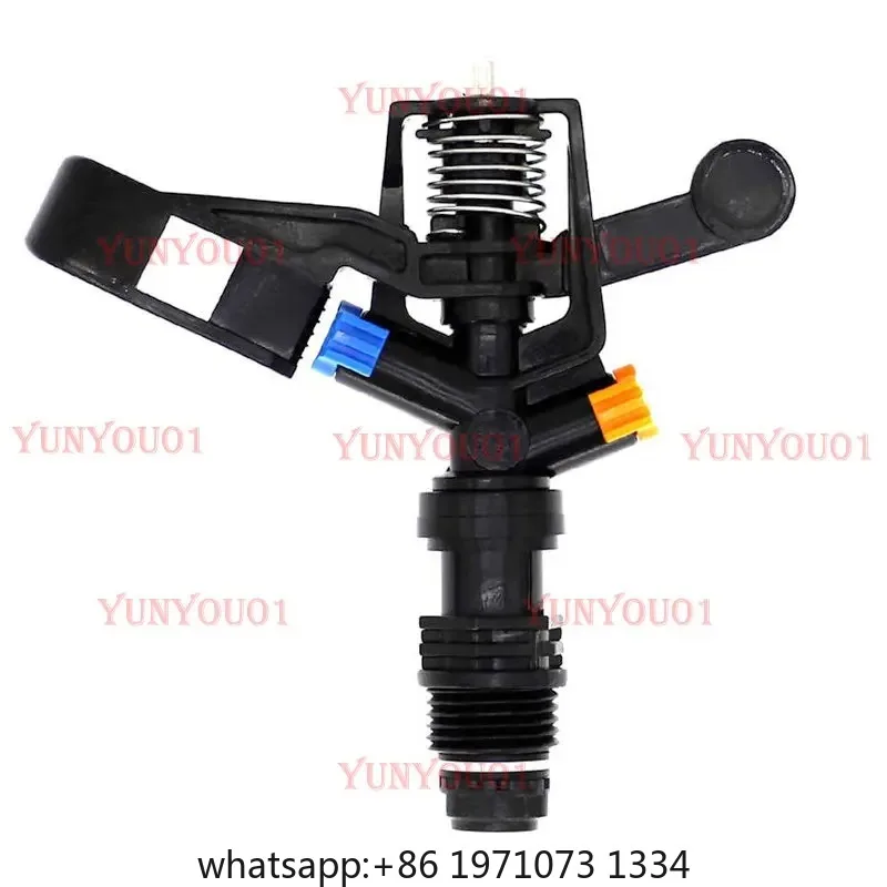 Plastic Rocker Arm Nozzle, Lawn Landscaping Irrigation Watering and Sprinkling 360-degree Automatic Rotating Nozzle