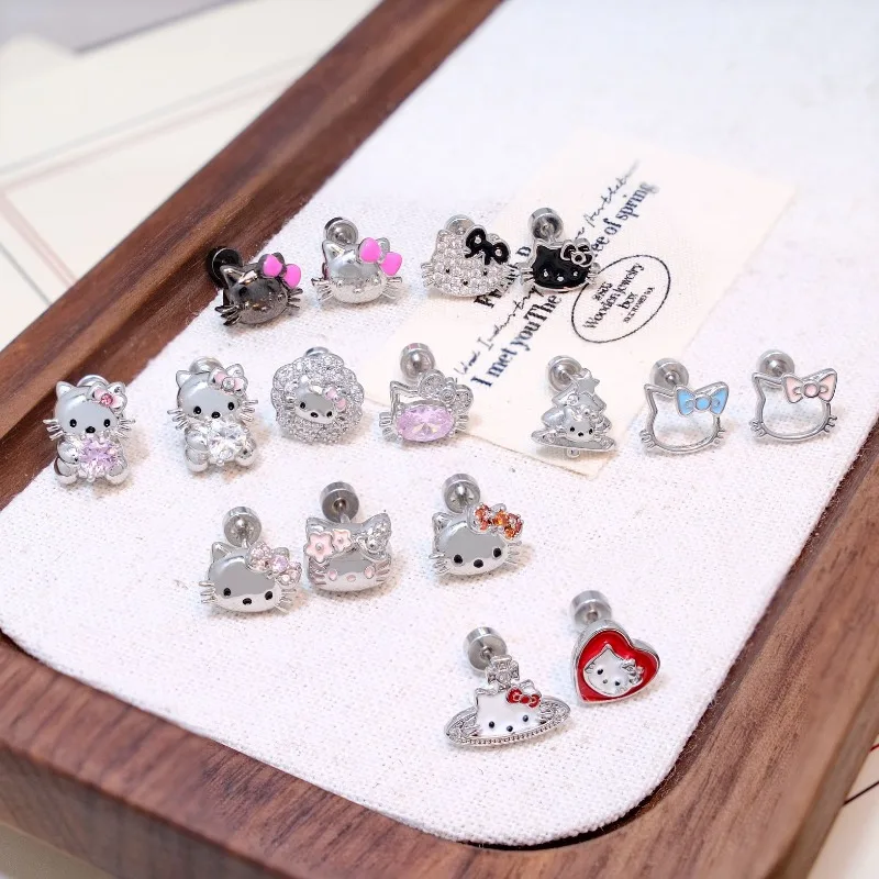 

Kawaii Hello Kitty Decoration Cute Cartoon Fashion Versatile Travel Women Supplies Desktop Decoration Student Gift Wholesale