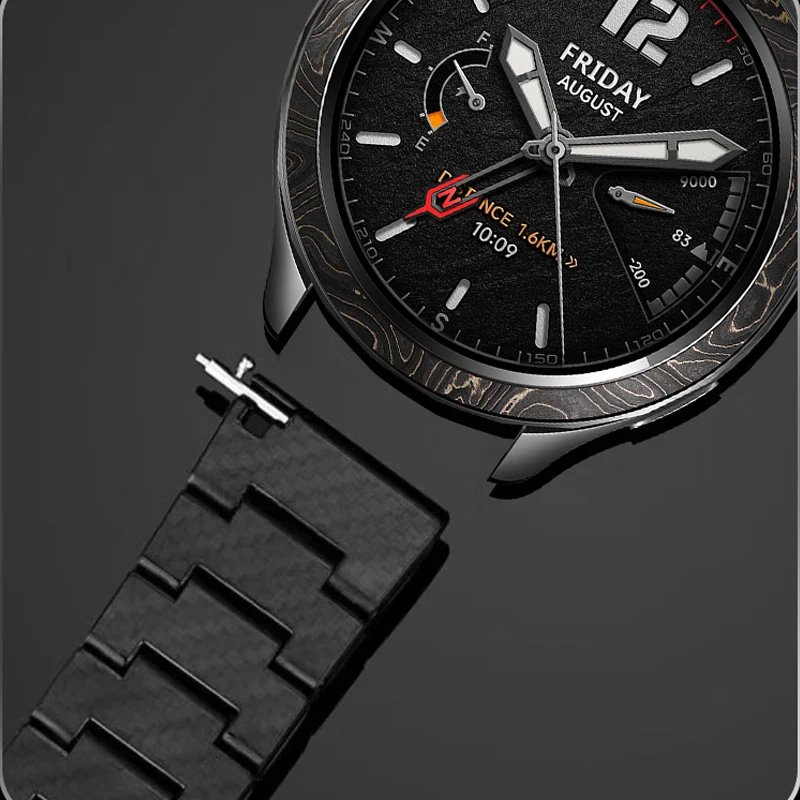 Carbon Fiber Strap For Xiaomi Mi Watch S4/S3/S2/S1/Watch 2 pro Replacement 22mm Correa Wristband Bracelet Xiaomi Mi Color 2 Band view 4