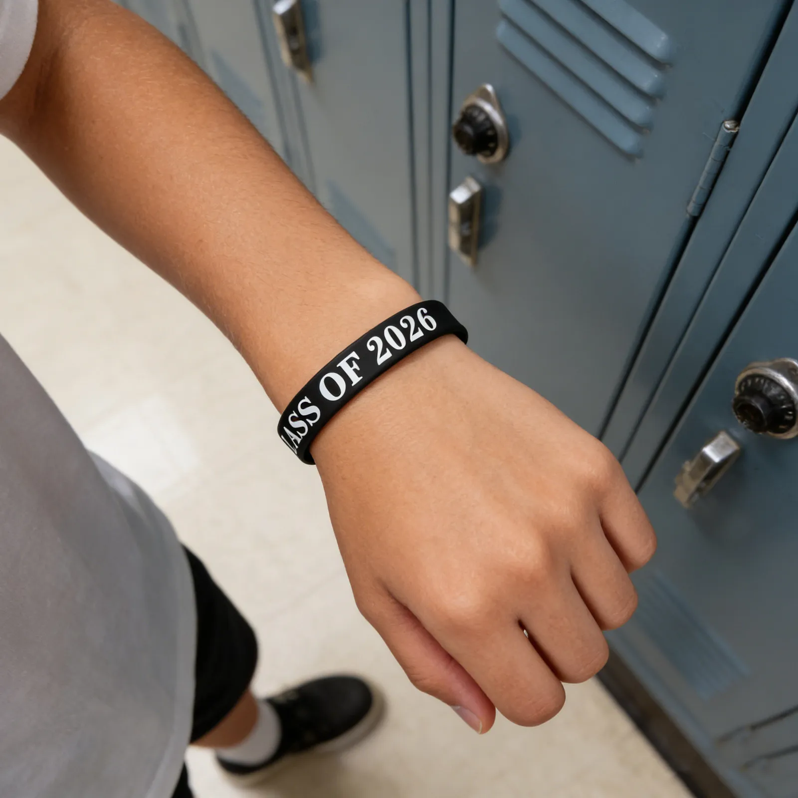 24Pcs Graduation Wristband Silicone Bands Class of 2026 Graduation Party Favors Grad Silicone Bracelets Bulk School Bracelet