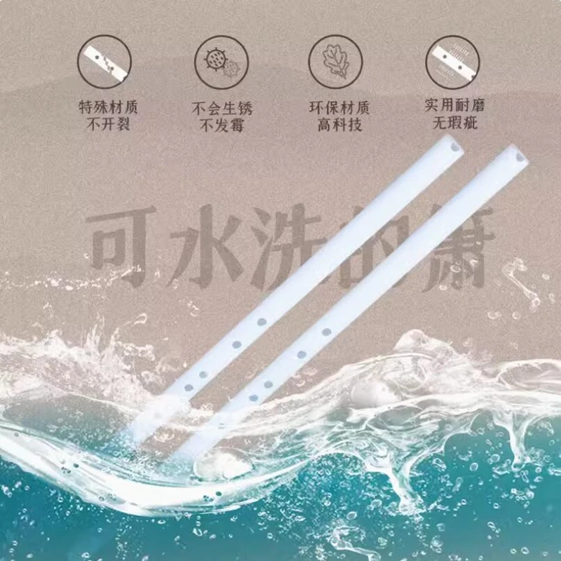 High Quality Xiao Flute ,Imitation of Jade Organic Resin Flute, MoDaozu White Xiao, Windwood musical instrument