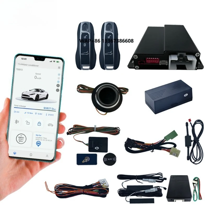 Car Security Alarm System PKE Remote Start System APP Digital Key