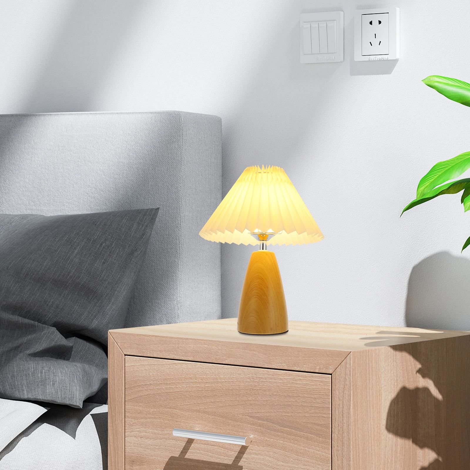 

Wood Grain Night Light For Room Night Light Small Lamp Bedroom Aesthetic Desk Lamp Nursery Decor Teen Girls Room Lighting