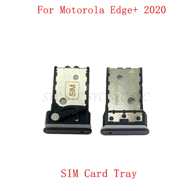 

SIM Card Tray SIM Card Slot Holder For Motorola Moto Edge+ 2020 Memory MicroSD Card Repair Parts