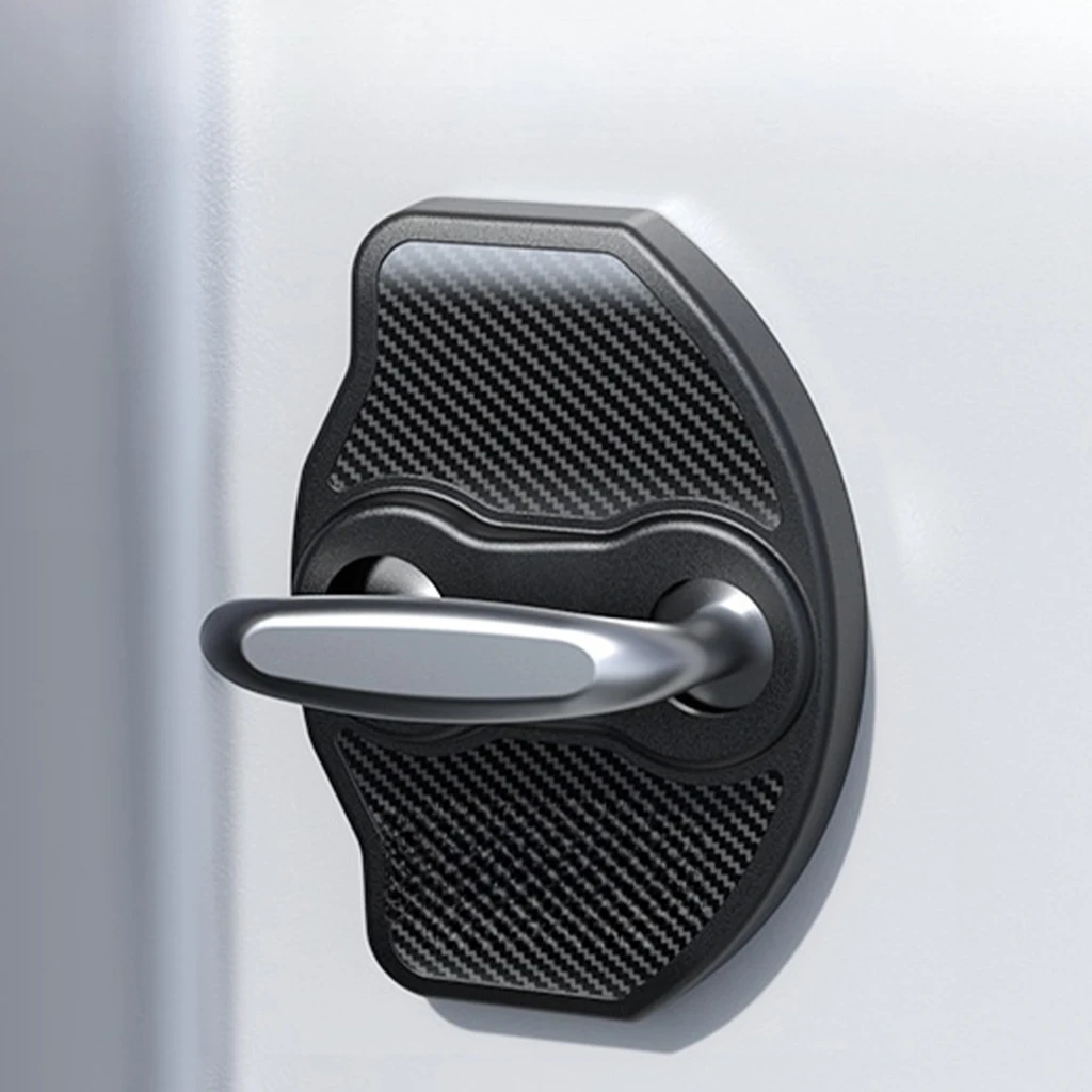 

Car Door Lock Protection Cushions Wear Resistant Door Lock Buckle Covers Vehicle Accessories Easy to Use for Vehicles