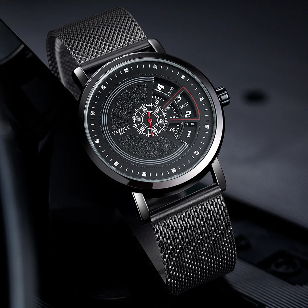 UTHAI CQ57 Креативный дизайн для отдыха и модных мужских часов с поворотным столом, кварцевые часы, спортивные часы, подарочные часы для мужчин