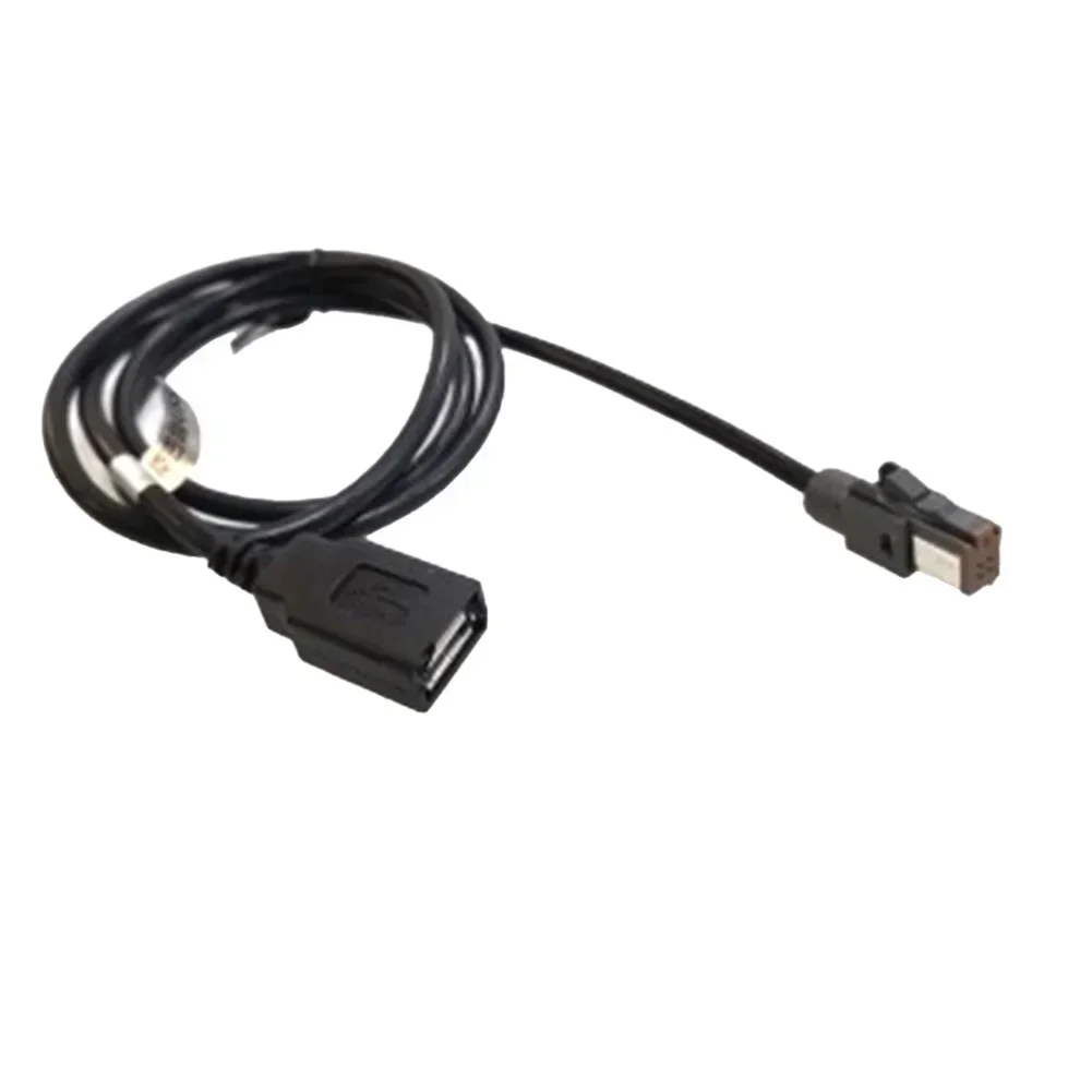 Direct Installation New Car USB Cable USB Adapter Aux Audio Input Car Car USB Cable Radio ABS Black 100cm For Outback