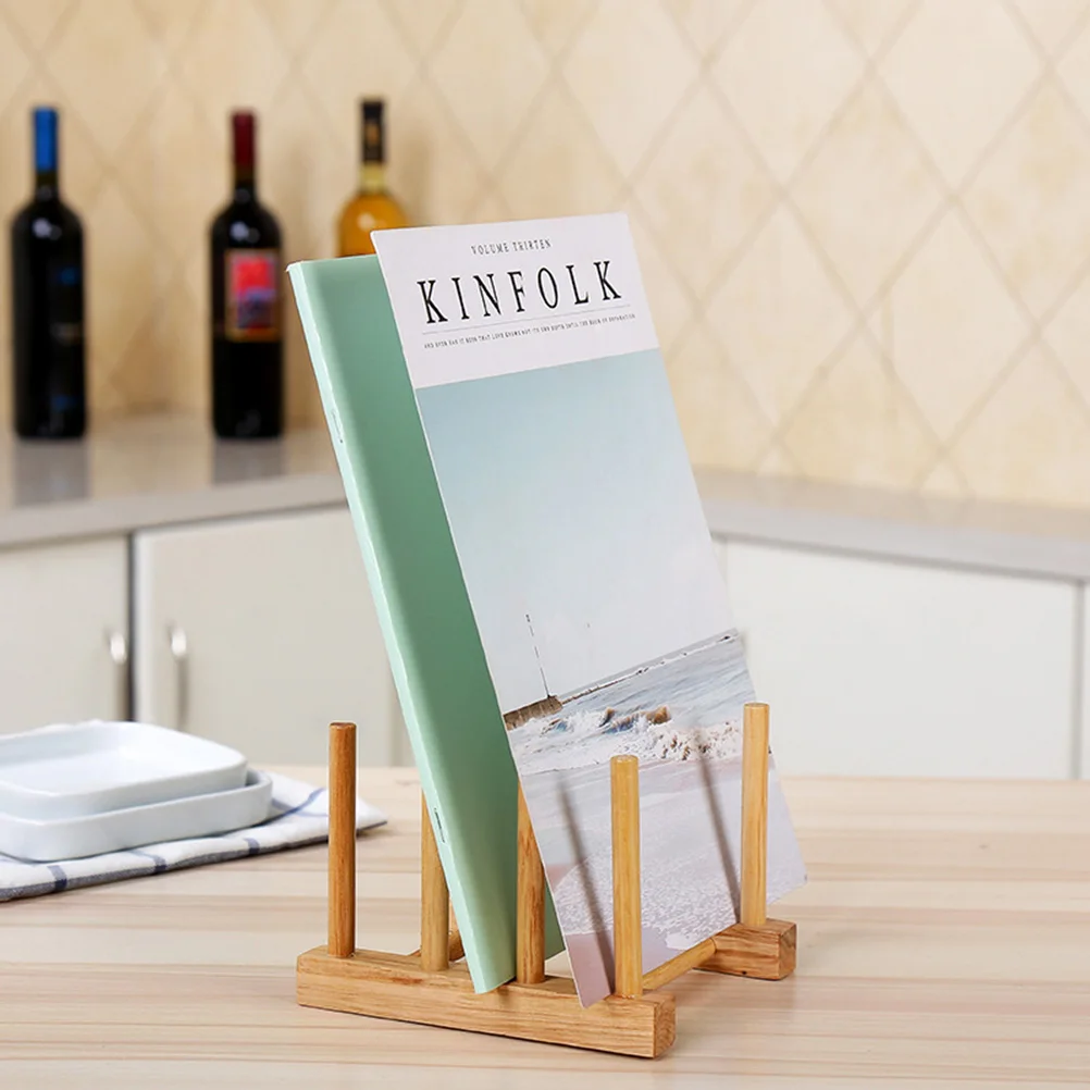 

Solid Wood Dish Rack Bamboo Drain Shelf For Kitchen Storage Organizer Drying Drainer Multi-Functional Stand Dishes Rack