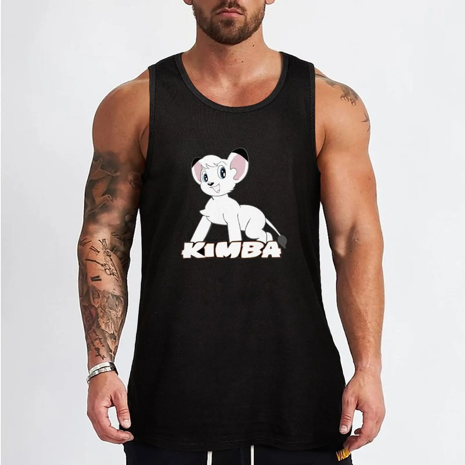 Kimba White Lion Dad shirts, t shirt mockup, t shirt men, Fathers Day Gift, t shirt alignment tool, harness women fashi Tank Top