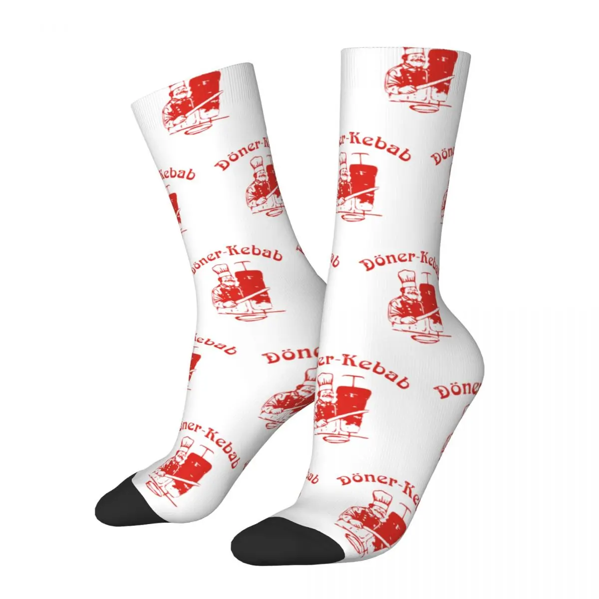 

Doner Kebab Logo Socks All Season Long Socks Accessories for Man's Woman's Gifts