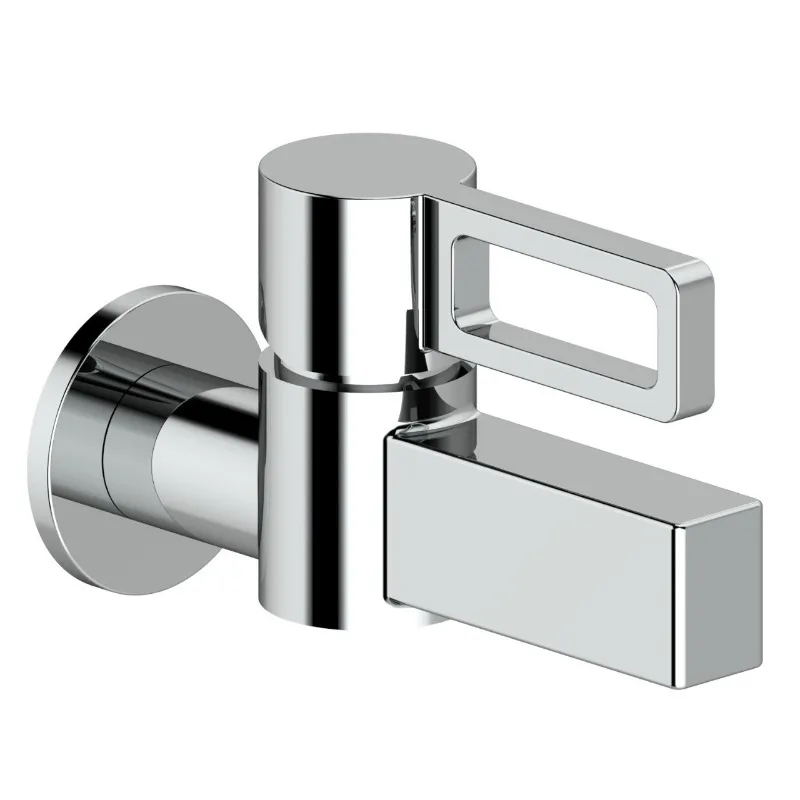 Brushed Gold Wall-Mounted Single Cold Water Faucet Quick-Opening for Balcony Mop Pool Use Household Wash Basin Decorative Tap