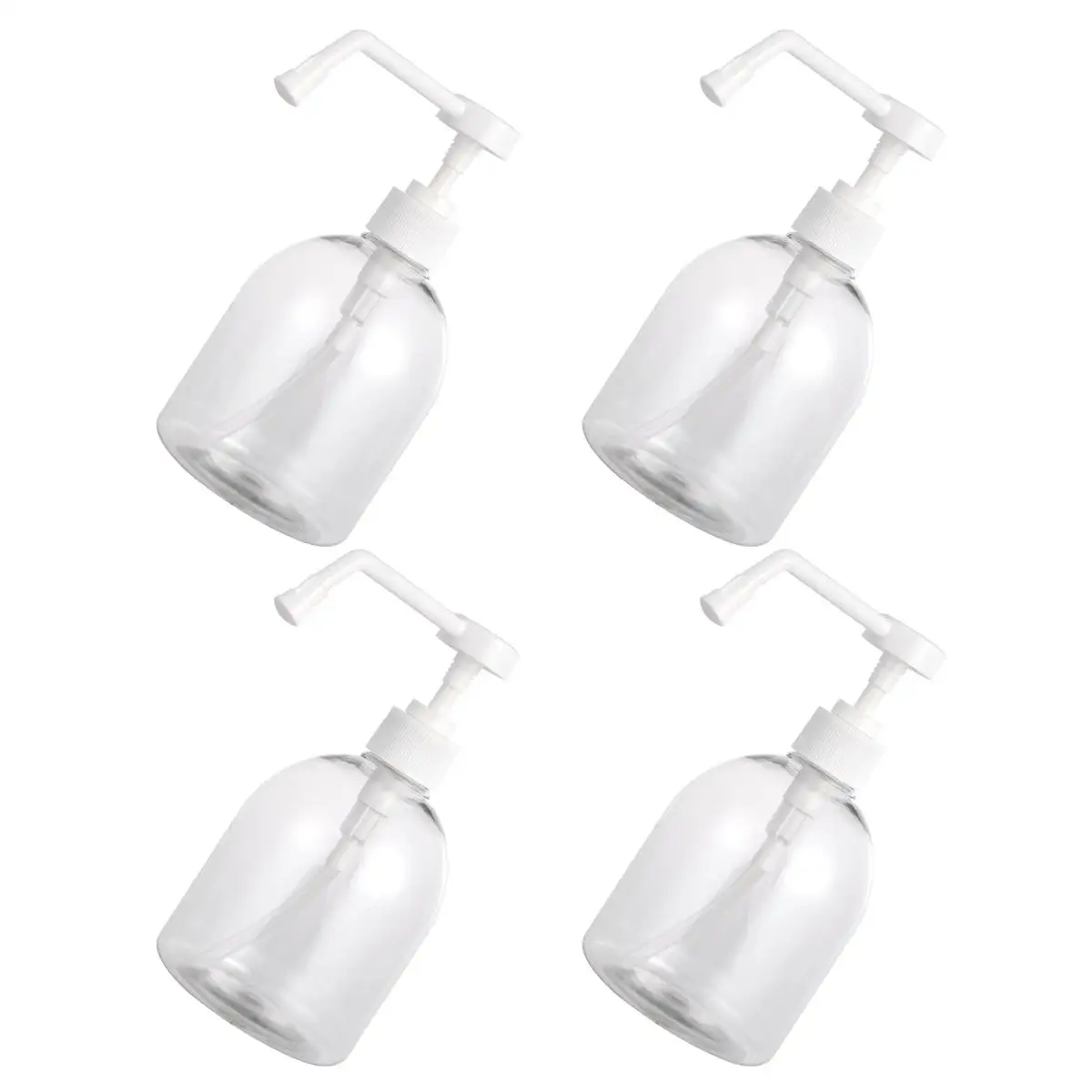 

4 Pcs Bottles Transparent Plastic Refillable Containers Durable Travel Storage For Transparent Plastic Bottles Lotion