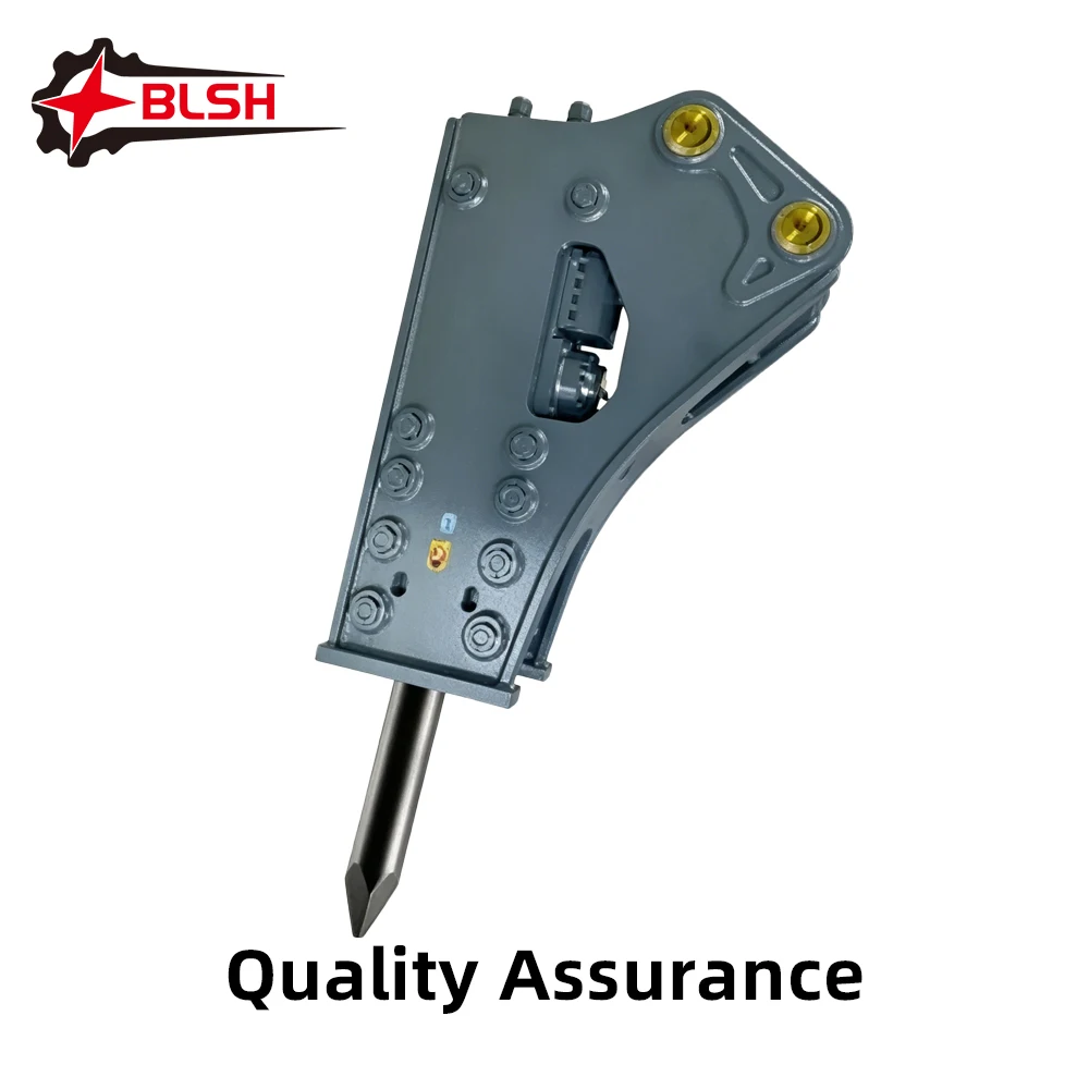 BLSH High Performance 68mm Chisel Mini Hydraulic Breaker Triangle Type Rock Hammer for 4 Ton 5 Ton 6 Ton Digger