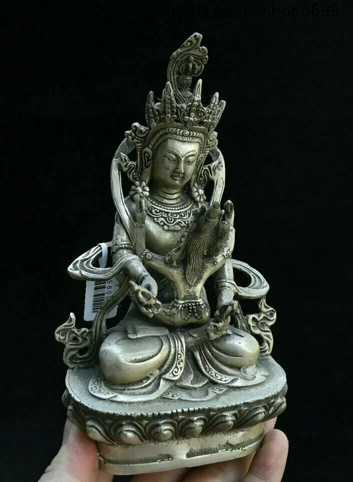 

Concubine Tara Yab-Yum Buddha happiness angel Mandkesvara tibet Silver statues