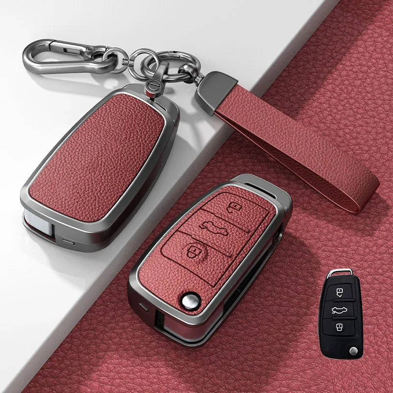 

Car Key Cover Case Fob For Audi A1 A3 A4 8P 8L 8V A5 B6 B7 B9 A6 A7 C5 C6 Q3 8S 8W Q5 Q7 4F S3 4M S4 S5 S6 S7 RS3 TT TTS TFSI RS