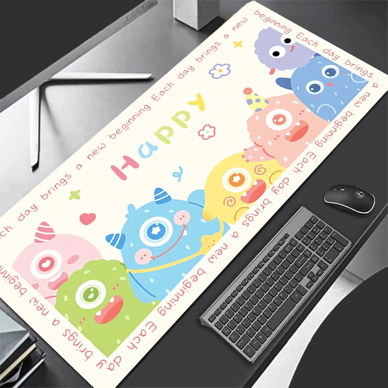 

Mousepad Pattern Game Pad Rubber Cartoon Mouse Pad PC Accessories Desk Mat Non Slip Office Table Mat Gamer Monster Keyboard Pad