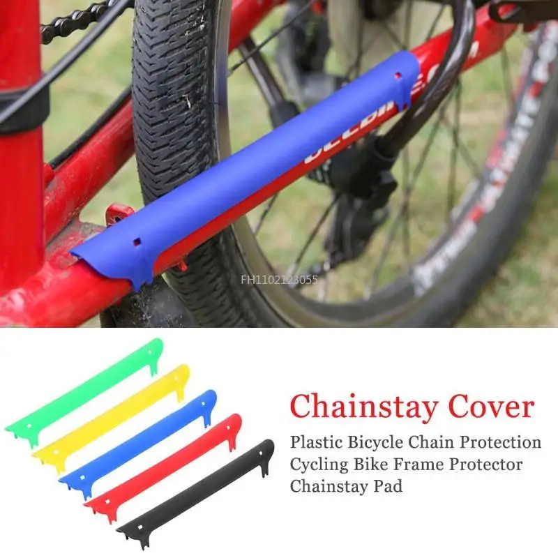 Plastic Bicycle Chain Protector Cycling Bicycle Frame Rear Fork Protection MTB Road Bike Chain Care Guard Pad Cover Accessories