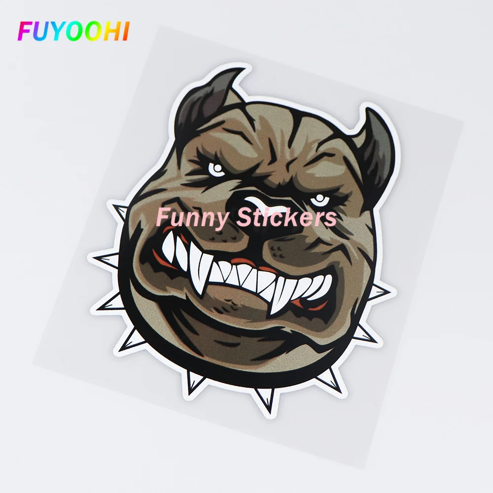 FUYOOHI Exterior/Protection Funny Stickers Personality Bordeaux Angry Matador Funny Car Sticker Vinyl Decal Cartoon Dog Decals