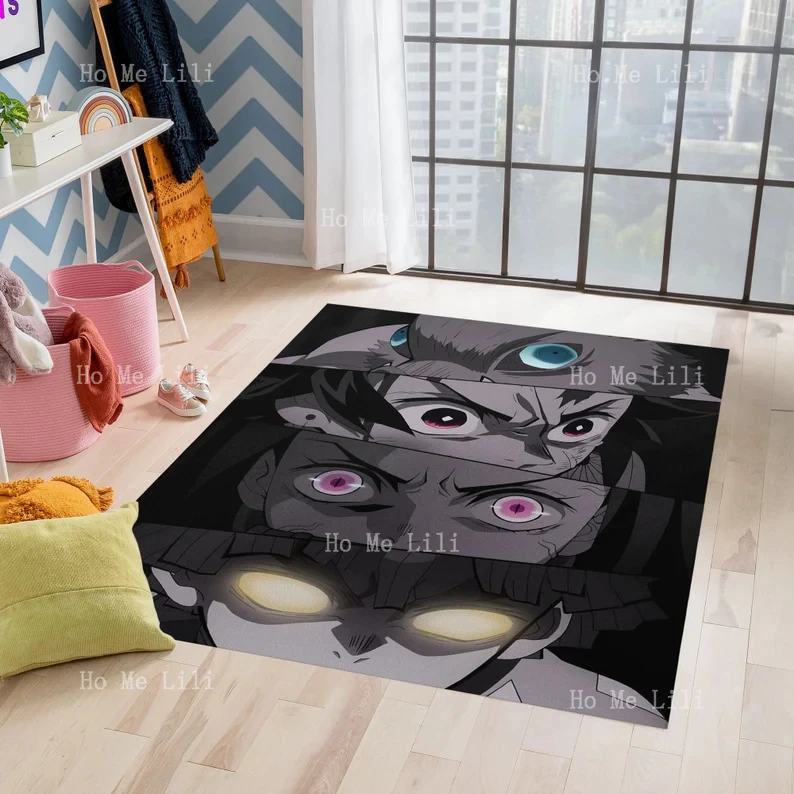 Anime Area Rug Gift For Anime Lovers Fan Rug Eyes Mat