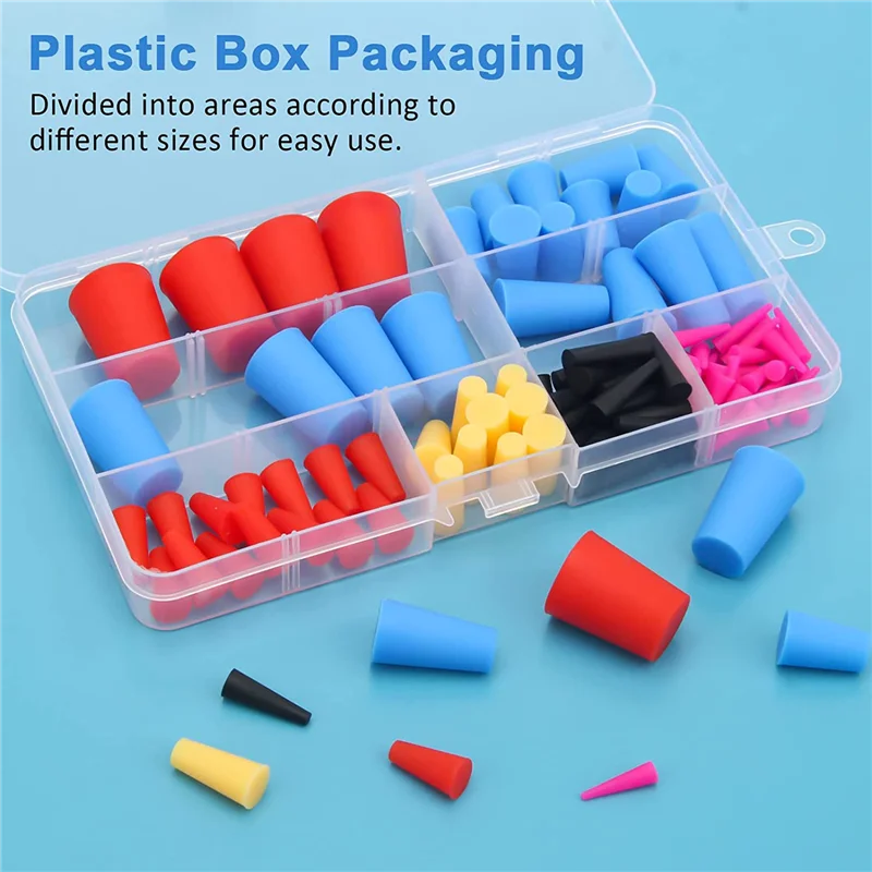 

AB97-110PCS Устойчивые к высоким температурам резиновые пробки силиконовые для заглушек, распыления, распыления