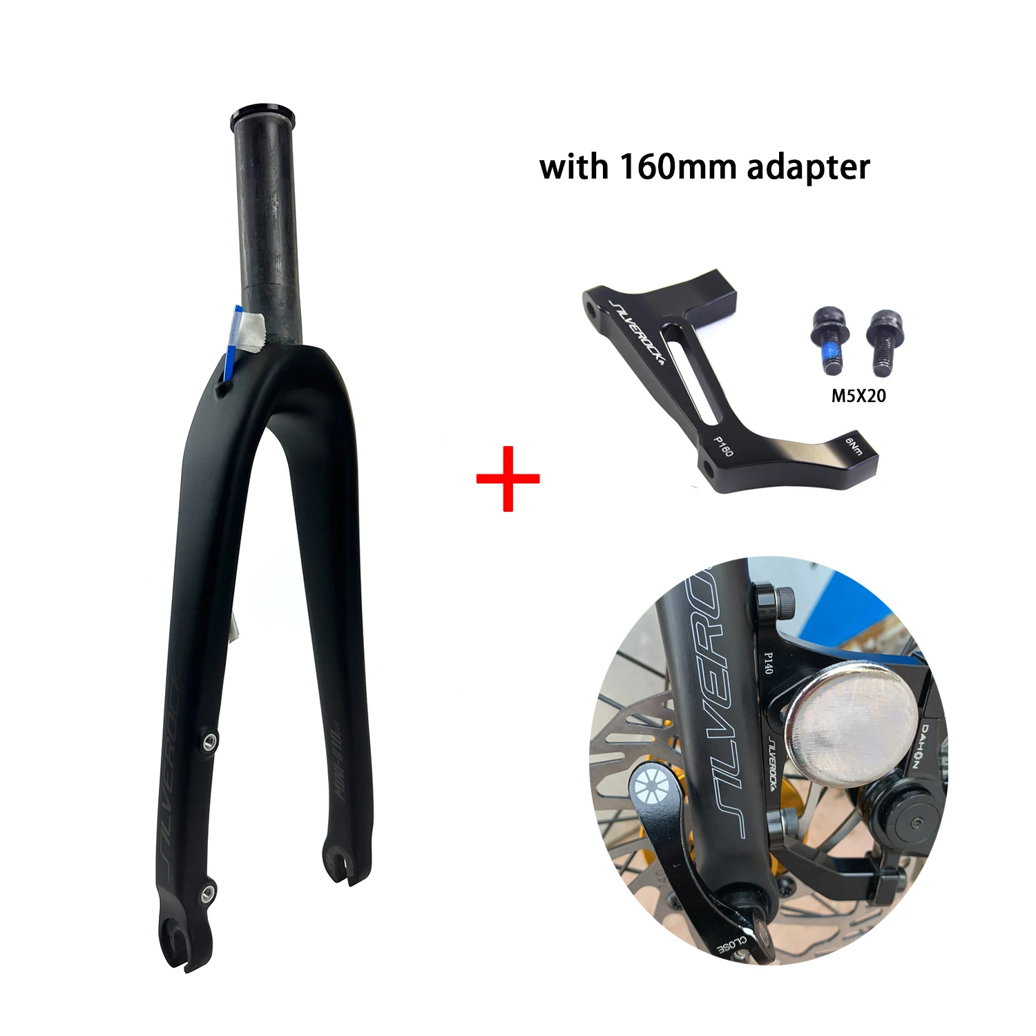 SILVEROCK MINI-01D EVO Carbon Fork 16\